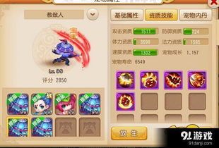 梦幻西游手游宠物加点,打造最强战斗伙伴