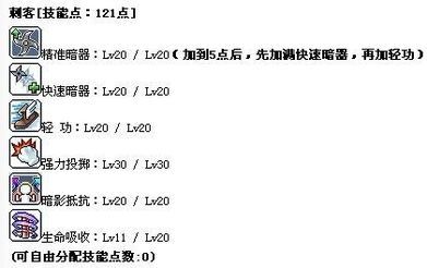 冒险岛无影人技能加点,打造无敌冒险岛战士