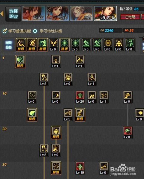 散打85刷图加点 散打85刷图加点