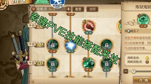 索隆技能加点,索隆技能加点全解析