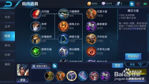 王者人物出装大全,人物出装大全解析