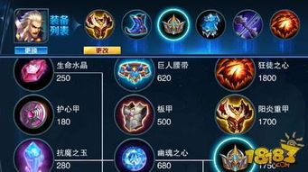 李元霸出装加点,无敌战神出装加点全解析