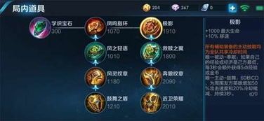 王者荣耀英雄出装属性吗,打造最强战力攻略