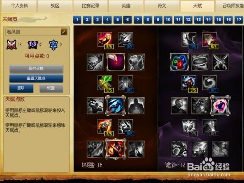 剑圣的天赋加点,解锁战斗巅峰的奥秘